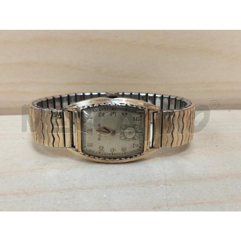 OROLOGIO DA POLSO BULOVA D'EPOCA PLACCATO CORDA BLOCCATA DA SISTEMARE | Mercatino dell'Usato Roma portonaccio 1