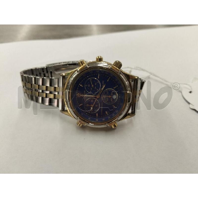 OROLOGIO DA POLSO LORENZ DORATO CN QUADRANTE BLU  | Mercatino dell'Usato Roma portonaccio 1