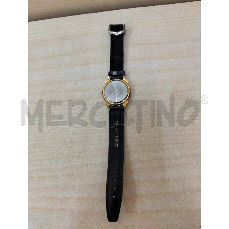OROLOGIO DA POLSO SEIKO DORATO BLU A QUARZO | Mercatino dell'Usato Roma portonaccio 3