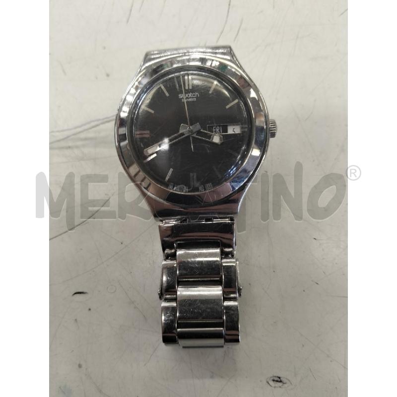 OROLOGIO DA POLSO SWATCH CROMATO QUADR BLU | Mercatino dell'Usato Roma portonaccio 1