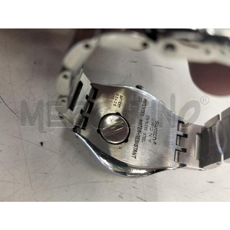 OROLOGIO DA POLSO SWATCH CROMATO QUADR BLU | Mercatino dell'Usato Roma portonaccio 2