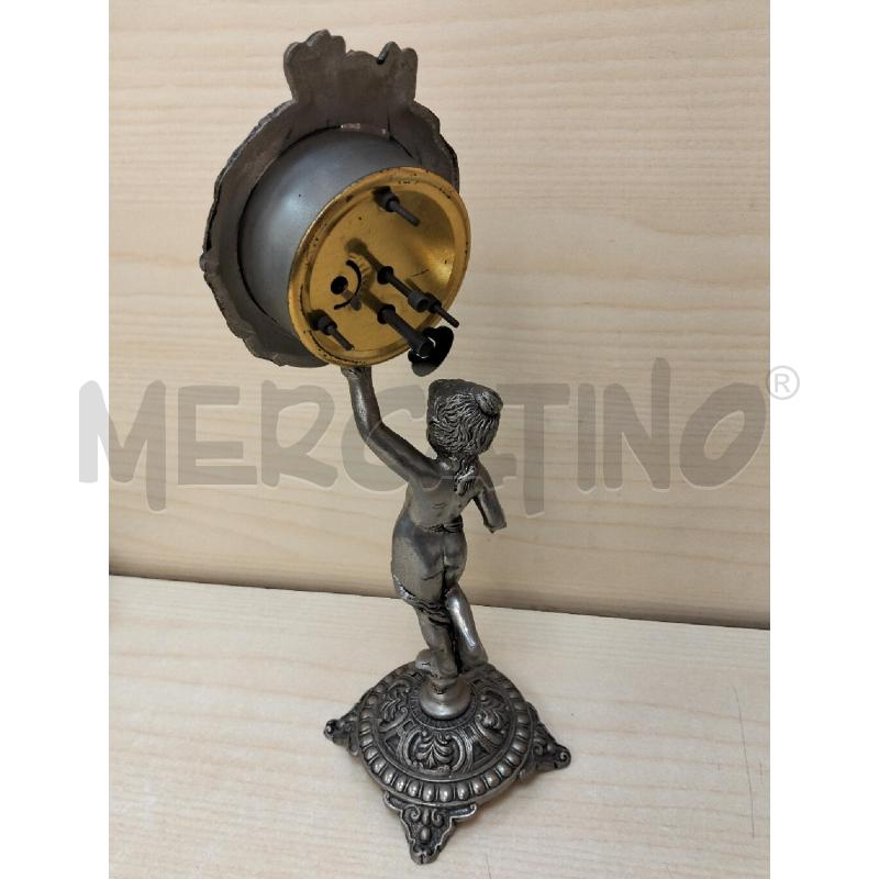 OROLOGIO METALLO PARIGINA C PUTTO | Mercatino dell'Usato Roma portonaccio 2