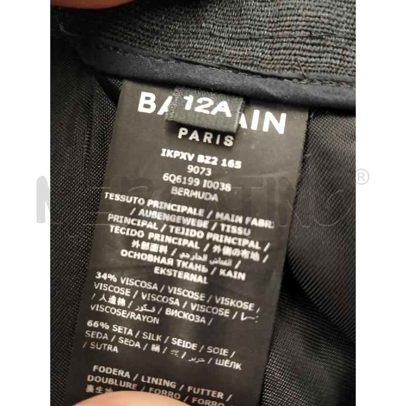 PANTALONCINO BAMBINA BALMAIN NERO VITA ALTA BOTT DORATI | Mercatino dell'Usato Roma portonaccio 4