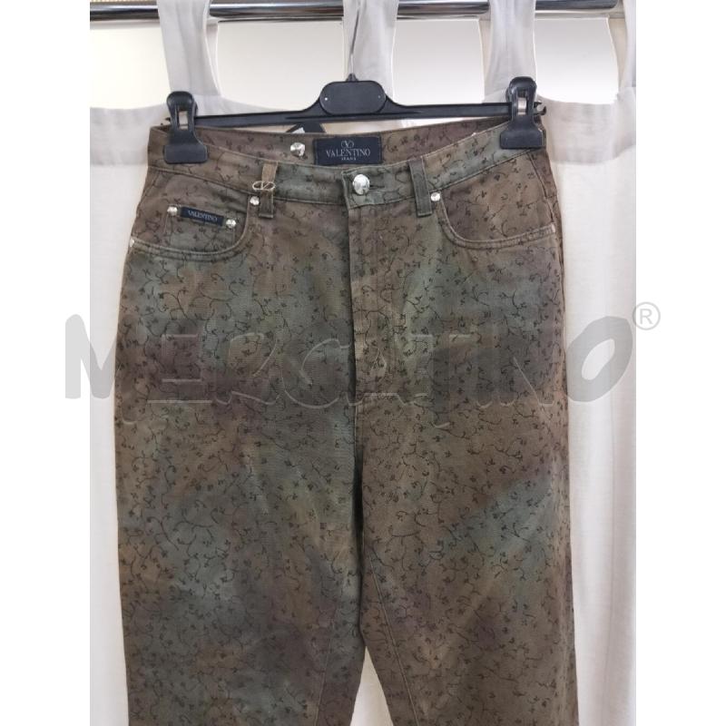 PANTALONE DONNA VALENTINO JEANS MARRONE | Mercatino dell'Usato Roma portonaccio 1