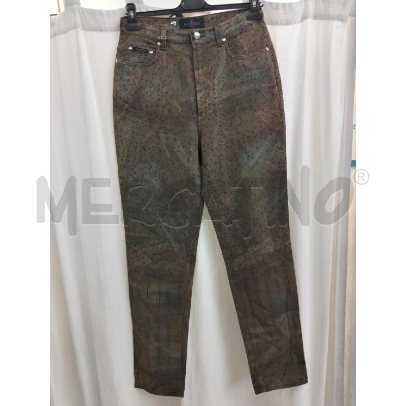 PANTALONE DONNA VALENTINO JEANS MARRONE | Mercatino dell'Usato Roma portonaccio 2