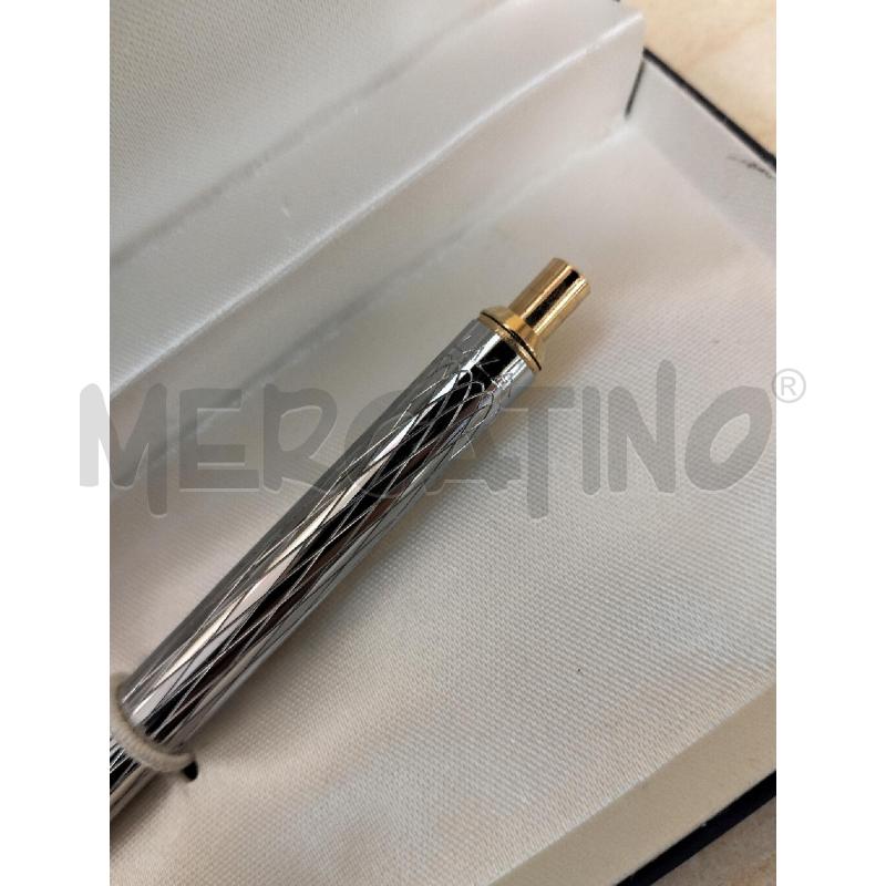 PENNA BIRO ARGENTATA/DORATA LALEX | Mercatino dell'Usato Roma portonaccio 2
