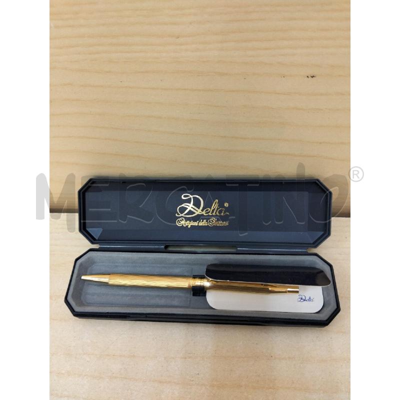 PENNA DELTA PLACCATO ORO 24KT | Mercatino dell'Usato Roma portonaccio 1