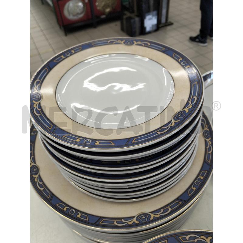 PIATTI PZ 41 ROSENTHAL X RENATO BALESTRA BLU GIALLI | Mercatino dell'Usato Roma portonaccio 3
