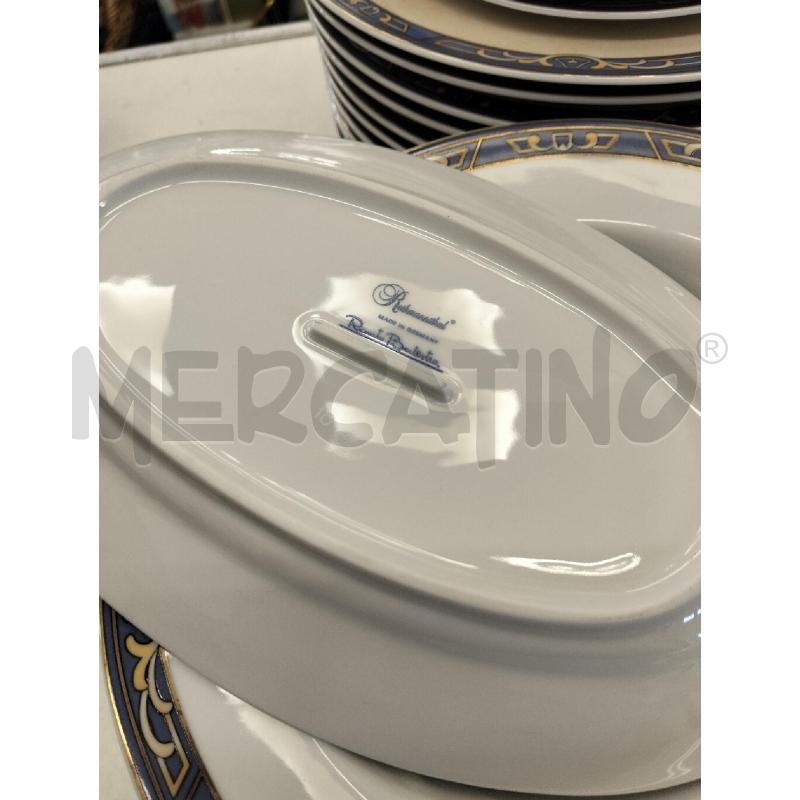 PIATTI PZ 41 ROSENTHAL X RENATO BALESTRA BLU GIALLI | Mercatino dell'Usato Roma portonaccio 4