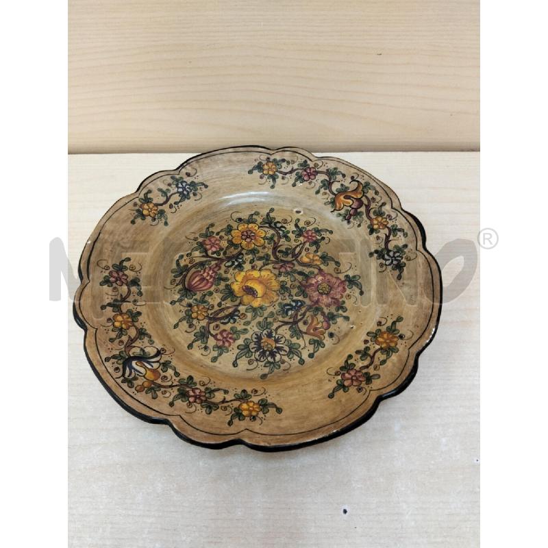 PIATTO MURO GUBBIO MARR C FIORI | Mercatino dell'Usato Roma portonaccio 1