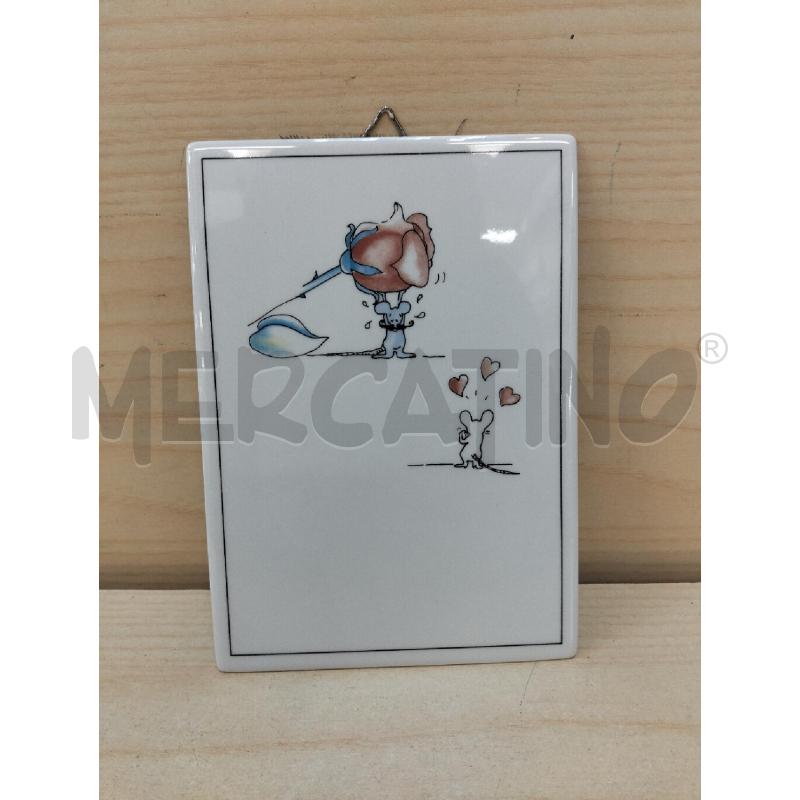 PLACCA CER VILLEROY C TOPOLINI | Mercatino dell'Usato Roma portonaccio 1