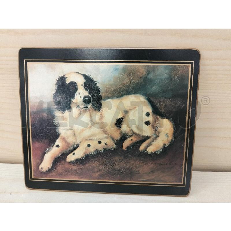 PLACCA LADY CLARE VERDE DORATA C CANE | Mercatino dell'Usato Roma portonaccio 1