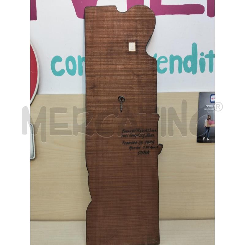 PLACCA LEGNO EDUARDO VAZQUEZ C UCCELLO MEDIA | Mercatino dell'Usato Roma portonaccio 3