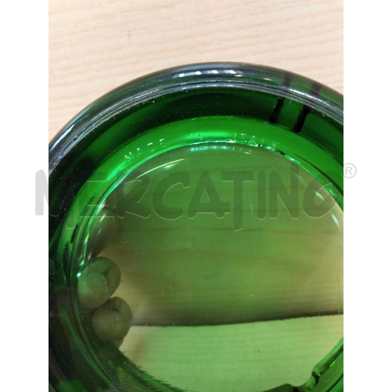 POSA CENERE VETRO VERDE | Mercatino dell'Usato Roma portonaccio 3