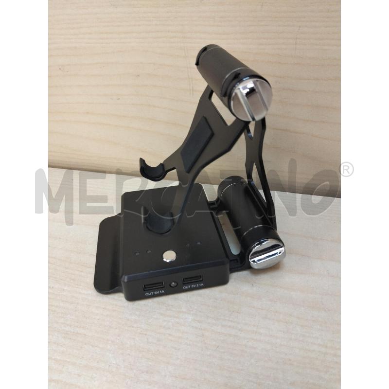 POWER BANK NERA C SUPPORTO | Mercatino dell'Usato Roma portonaccio 2
