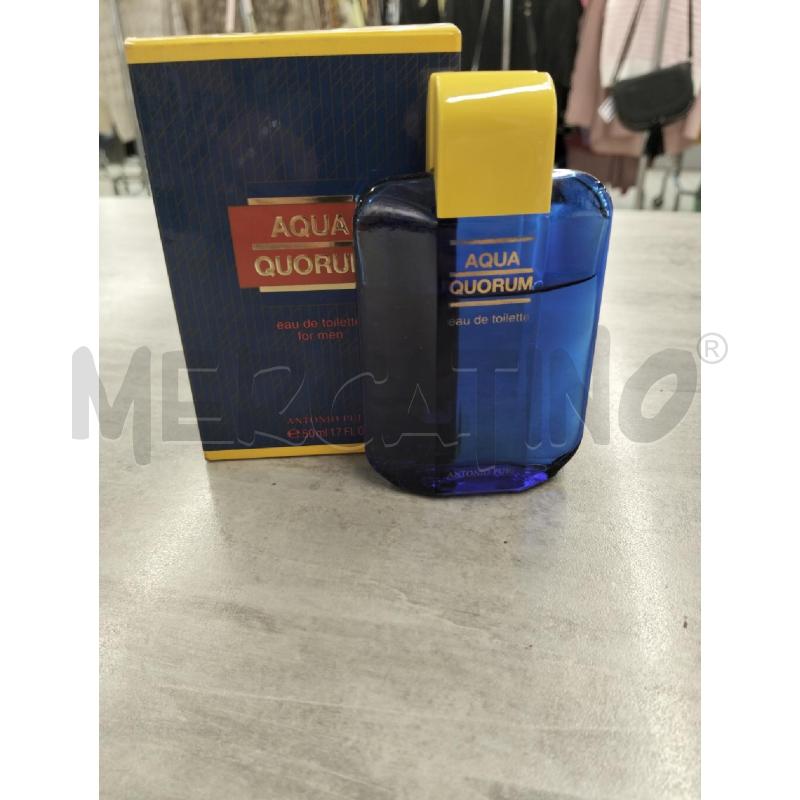 PROFUMO UOMO AQUA QUORUM | Mercatino dell'Usato Roma portonaccio 1