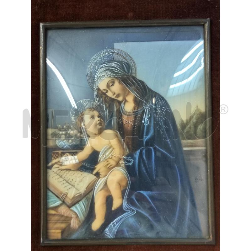 QUADRETTO MADONNA C/BAMBINO  | Mercatino dell'Usato Roma portonaccio 2