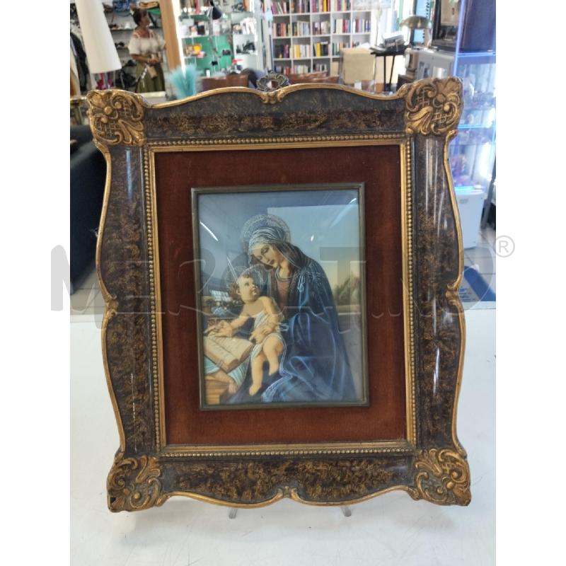 QUADRETTO MADONNA C/BAMBINO  | Mercatino dell'Usato Roma portonaccio 5