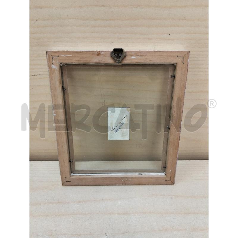 QUADRETTO PLACCA ARGENTATA DONNA DI ERNESTO TRECCANI | Mercatino dell'Usato Roma portonaccio 2