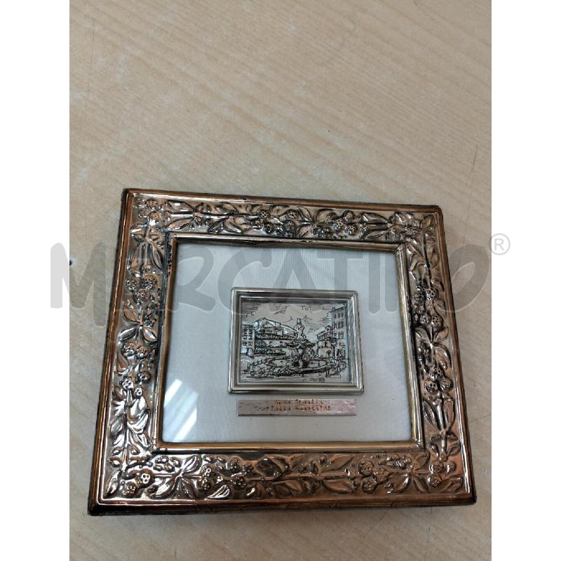 QUADRETTO PLACCA ARG CORNICE ARG | Mercatino dell'Usato Roma portonaccio 4