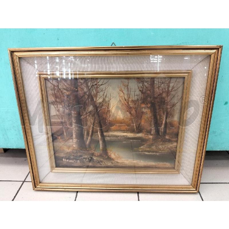 QUADRO BOSCO AUTUNNALE BARBAGLIA | Mercatino dell'Usato Roma portonaccio 1