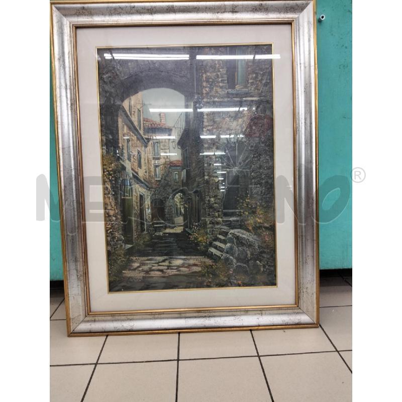 QUADRO CAIAZZO DIPINTO PAESAGGIO 50X70 | Mercatino dell'Usato Roma portonaccio 1