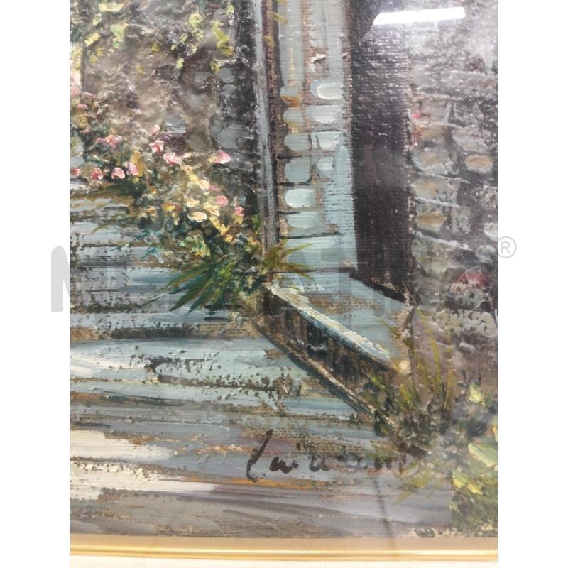 QUADRO CAIAZZO DIPINTO PAESAGGIO OLIO 50X70 | Mercatino dell'Usato Roma portonaccio 2