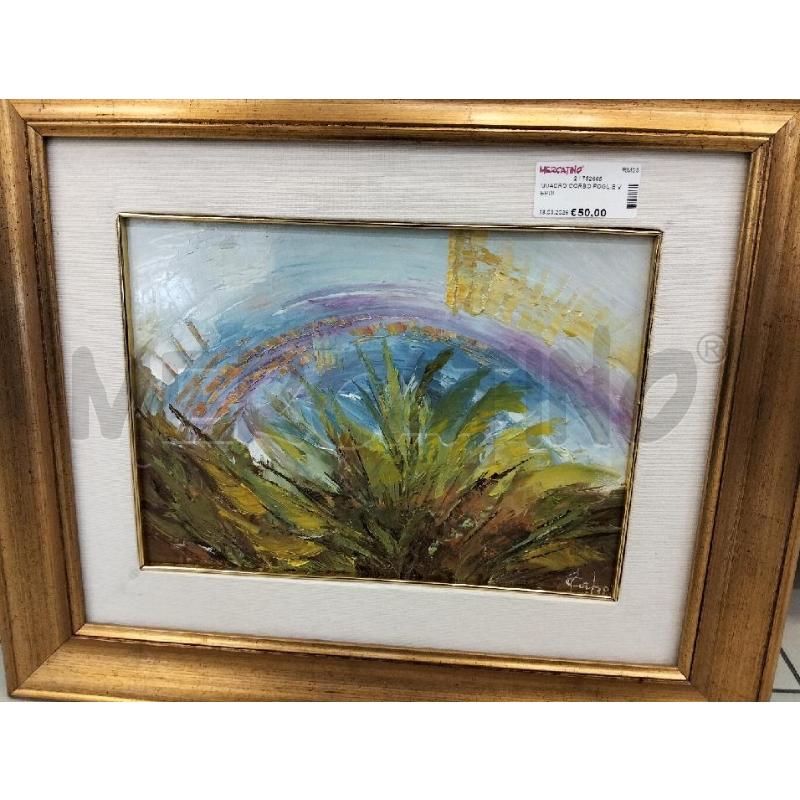 QUADRO CORBO FOGLIE VERDI | Mercatino dell'Usato Roma portonaccio 1
