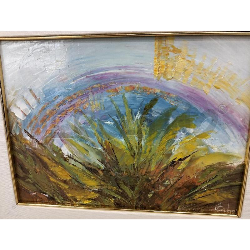 QUADRO CORBO FOGLIE VERDI | Mercatino dell'Usato Roma portonaccio 2