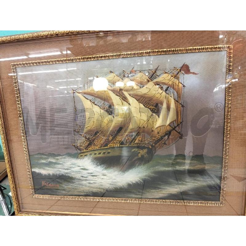 QUADRO DIPINTO VELIERO VALADIER | Mercatino dell'Usato Roma portonaccio 2