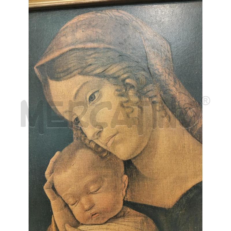 QUADRO GHIMA RIPRODUZIONE ARTE MADONNA COL BAMBINO | Mercatino dell'Usato Roma portonaccio 3