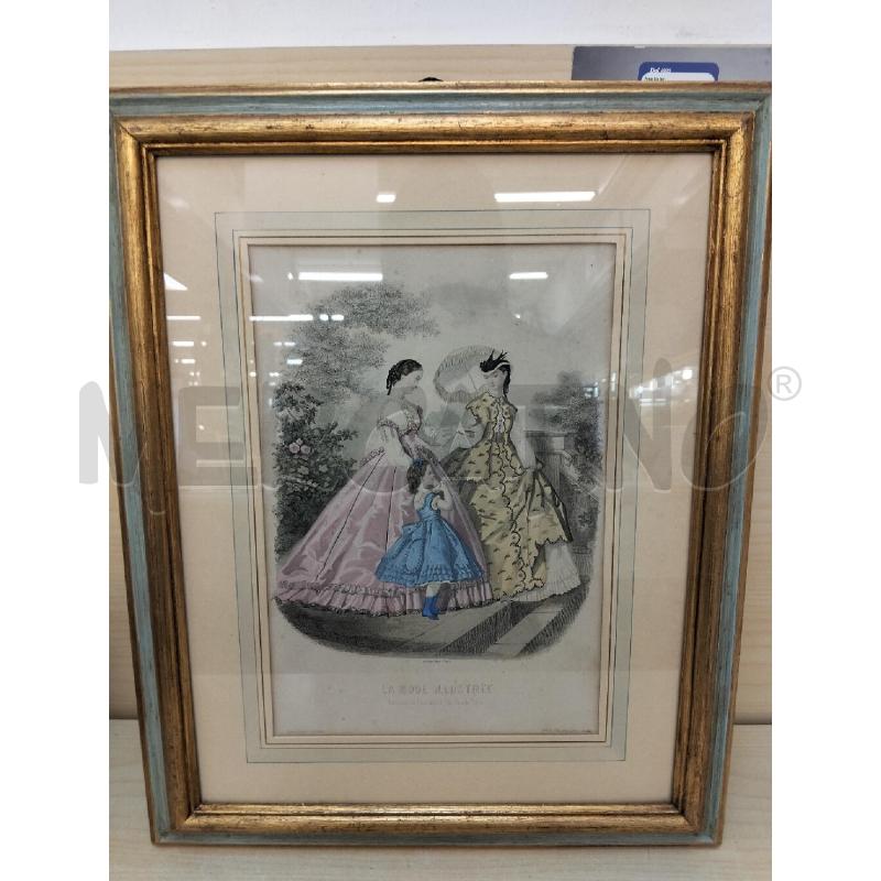 QUADRO LA MODE ILLUSTREE | Mercatino dell'Usato Roma portonaccio 1