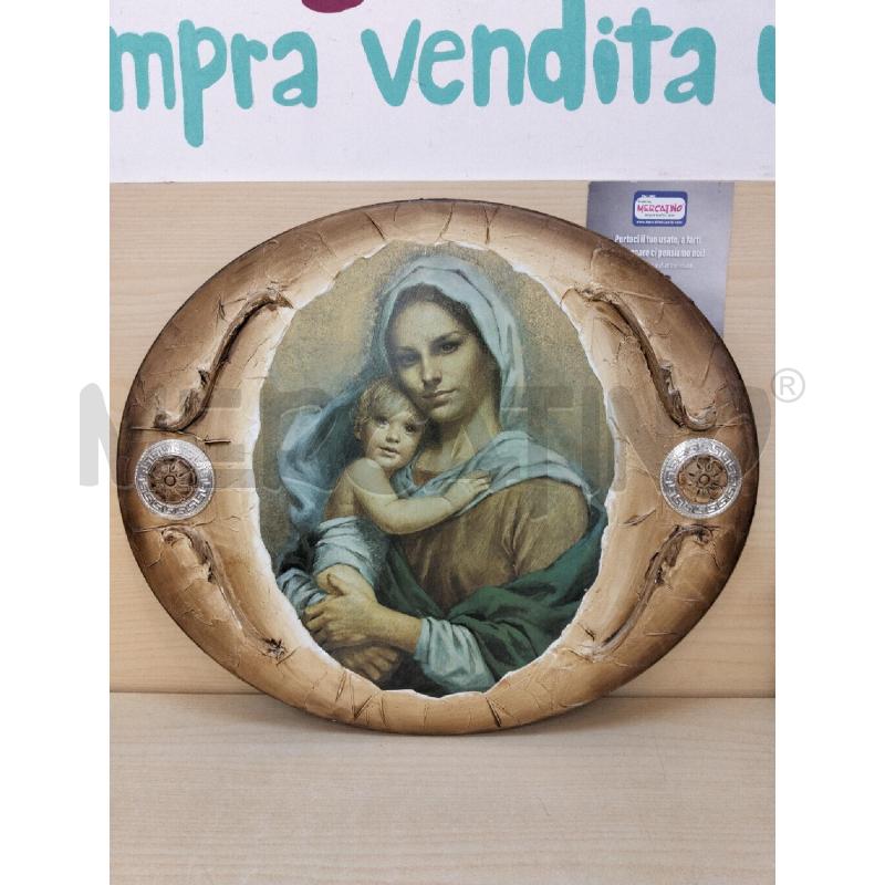 QUADRO MADONNA CON BAMBINO | Mercatino dell'Usato Roma portonaccio 1