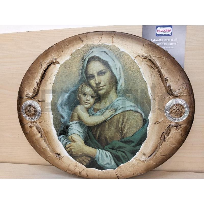 QUADRO MADONNA CON BAMBINO | Mercatino dell'Usato Roma portonaccio 4