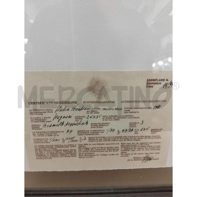 QUADRO OLIVIERO MASI MULIN VECCHIO | Mercatino dell'Usato Roma portonaccio 3