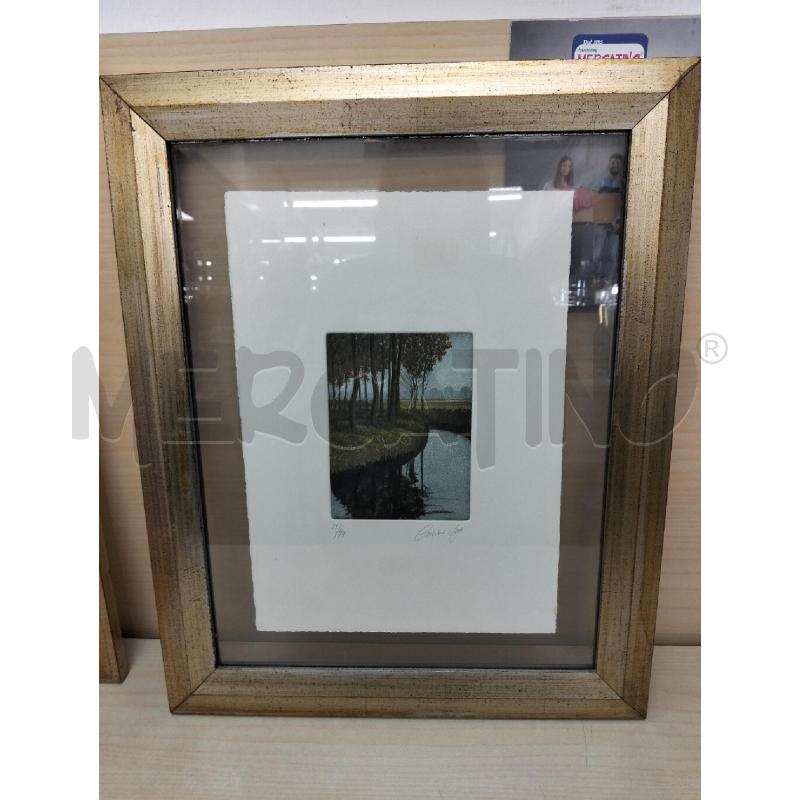 QUADRO OLIVIERO MASI TERRENO VERDE | Mercatino dell'Usato Roma portonaccio 1