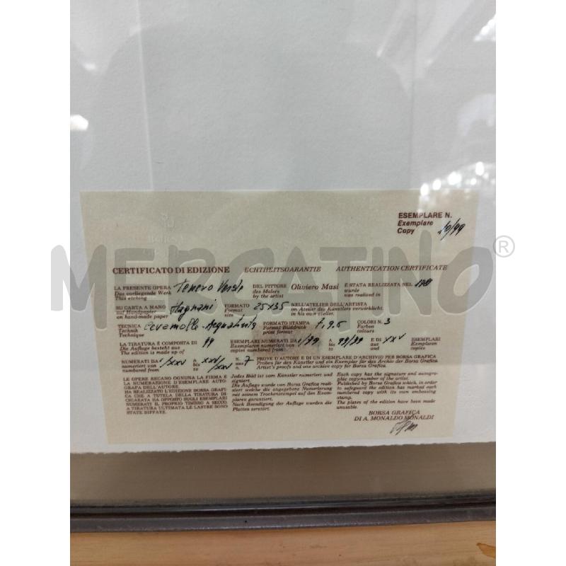 QUADRO OLIVIERO MASI TERRENO VERDE | Mercatino dell'Usato Roma portonaccio 2