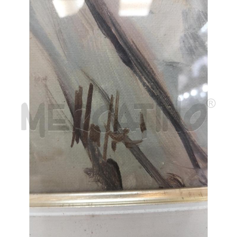 QUADRO PAESAGGIO DEL PITTORE MATTEI | Mercatino dell'Usato Roma portonaccio 4