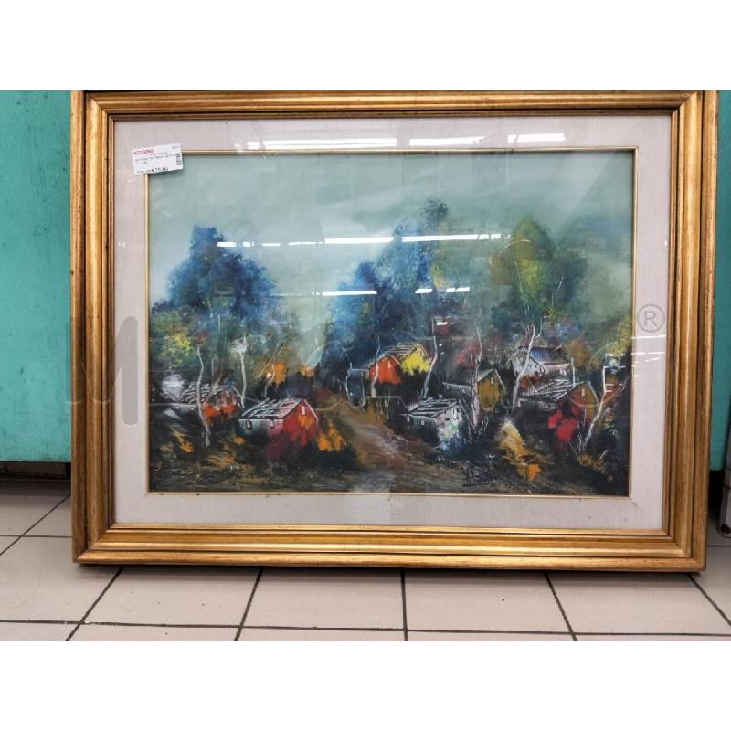 QUADRO PECORARO BOSCO C CASE | Mercatino dell'Usato Roma portonaccio 1