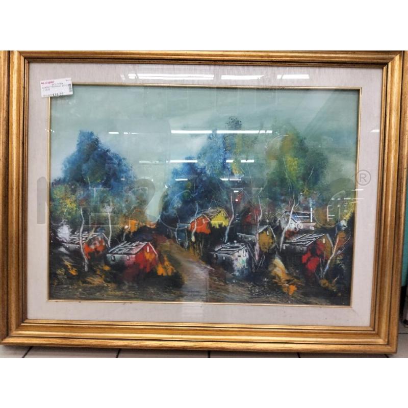 QUADRO PECORARO BOSCO C CASE | Mercatino dell'Usato Roma portonaccio 2
