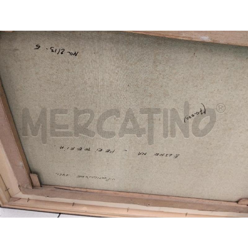 QUADRO POSTIGLIONE MARE C BARCHE IN OMBRA | Mercatino dell'Usato Roma portonaccio 3