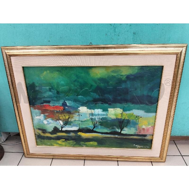 QUADRO POSTIGLIONE PARCO C LAMPIONI NERI | Mercatino dell'Usato Roma portonaccio 1