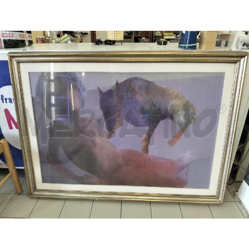 QUADRO RAFFIGURANTE UN CORPO UMANO CON ANIMALE | Mercatino dell'Usato Roma portonaccio 1