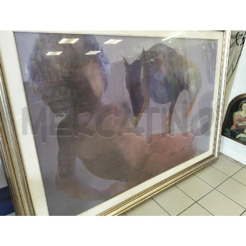 QUADRO RAFFIGURANTE UN CORPO UMANO CON ANIMALE | Mercatino dell'Usato Roma portonaccio 2