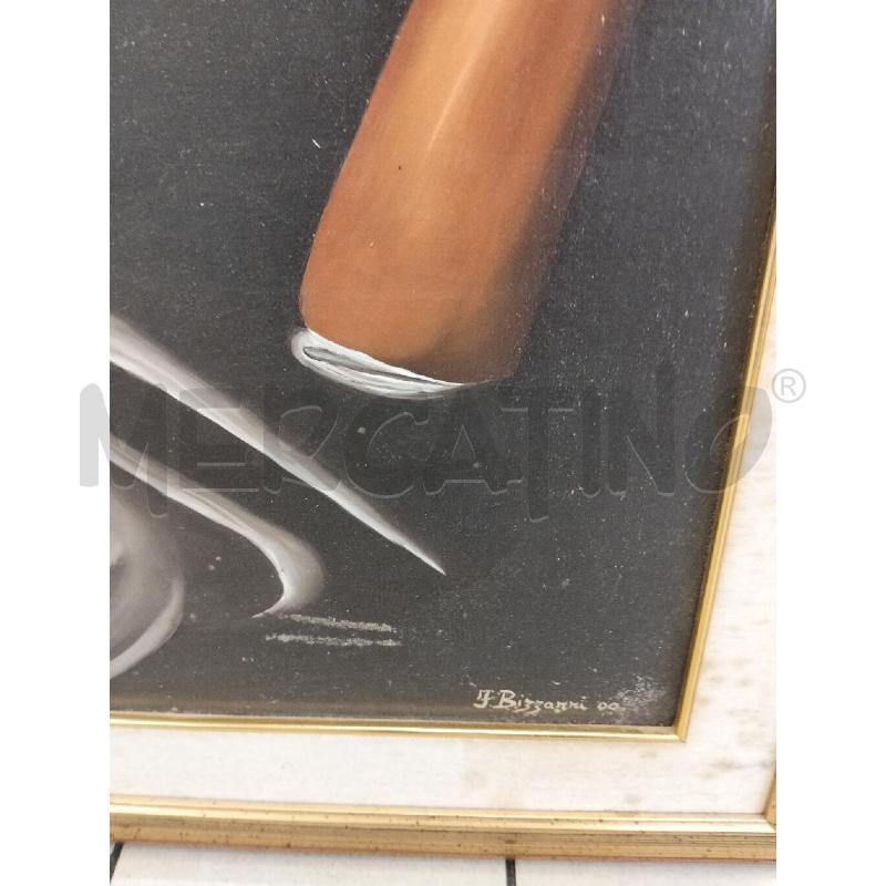 QUADRO RIPRODUZIONE NARCISO DI CARAVAGGIO OLIO 92X108 | Mercatino dell'Usato Roma portonaccio 3