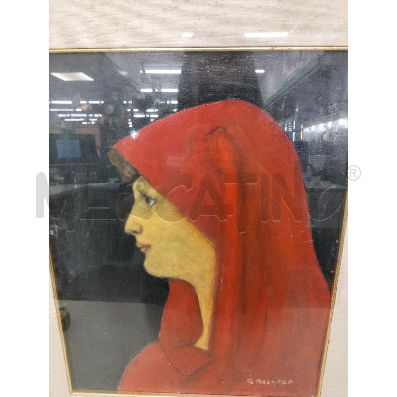 QUADRO RIPRODUZIONE SANTA FABIOLA TELEMACO | Mercatino dell'Usato Roma portonaccio 2