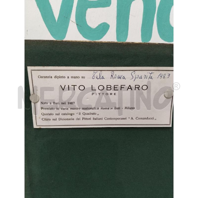 QUADRO ROMA SPARITA DI VITO LOBEFARO | Mercatino dell'Usato Roma portonaccio 4