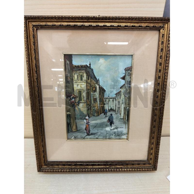 QUADRO ROMA SPARITA VITO LOBEFARO 40X35 | Mercatino dell'Usato Roma portonaccio 1