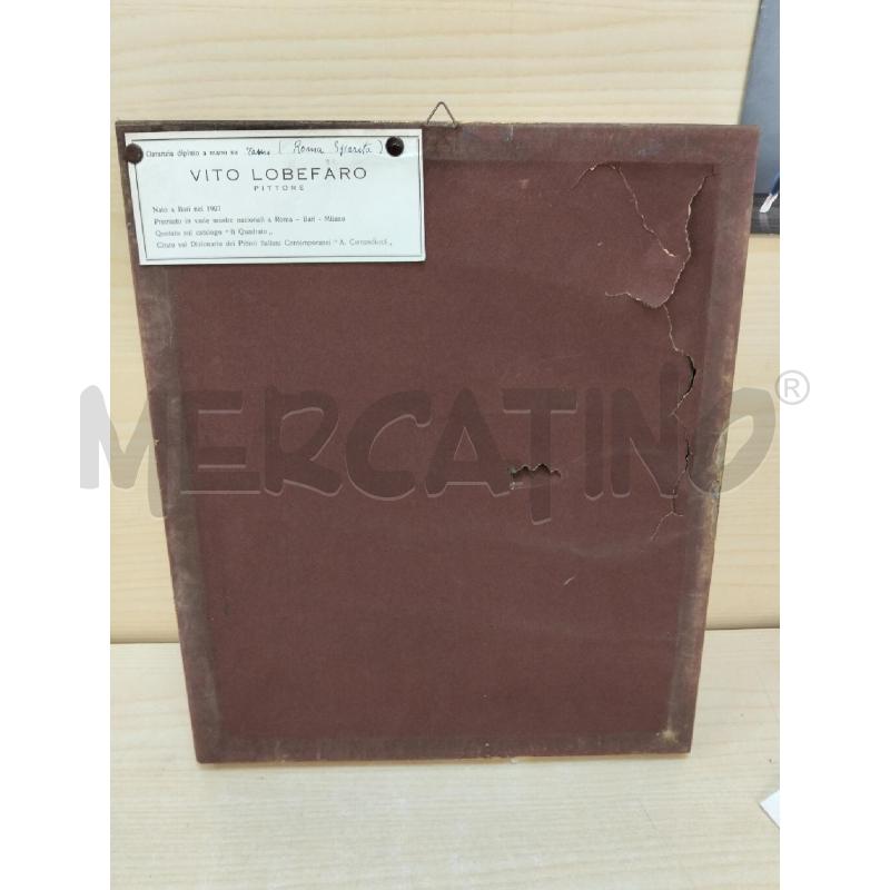QUADRO ROMA SPARITA VITO LOBEFARO 40X35 | Mercatino dell'Usato Roma portonaccio 2