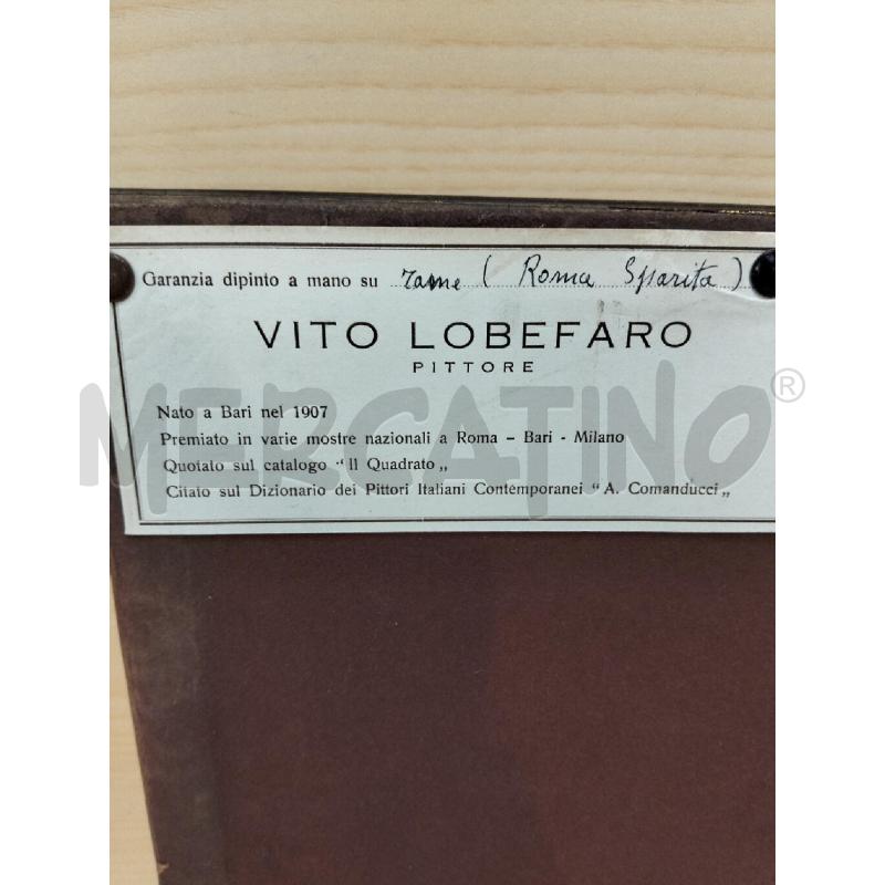 QUADRO ROMA SPARITA VITO LOBEFARO 40X35 | Mercatino dell'Usato Roma portonaccio 3